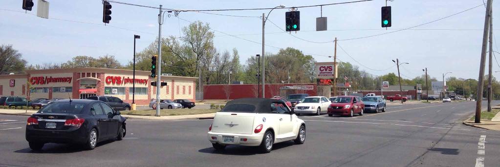 Pedestrian Environment: Intersections Major Intersections Locations in Memphis with the most