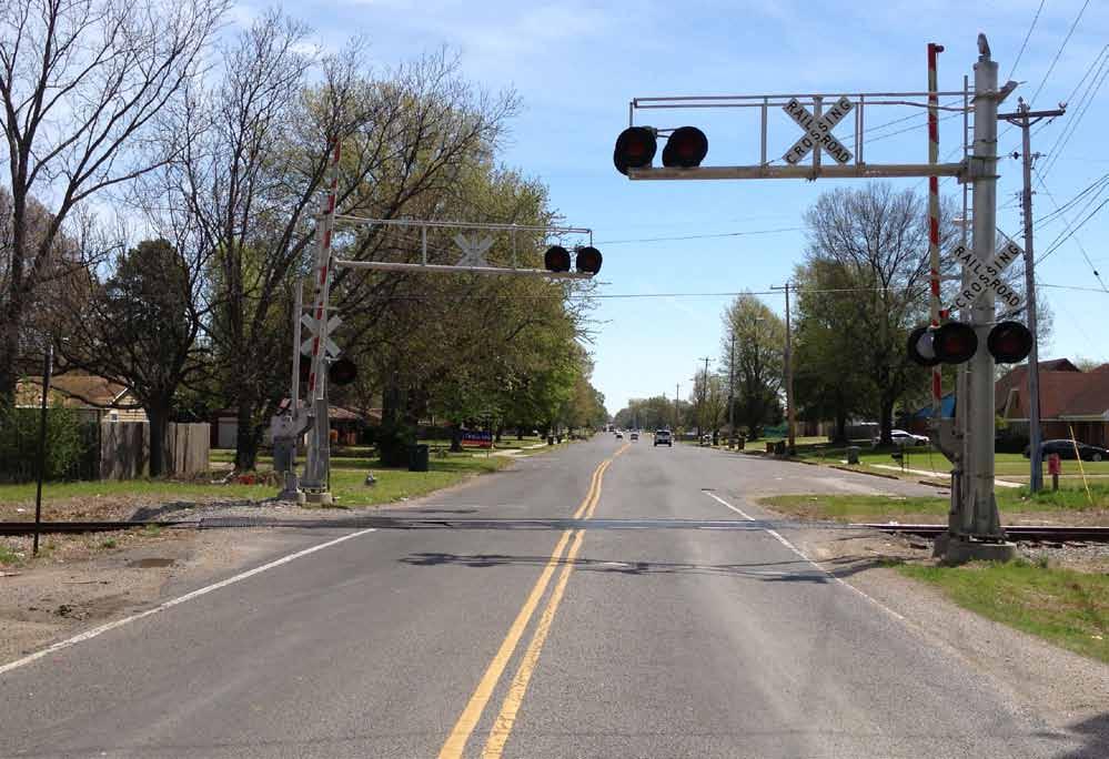 Pedestrian Environment: Intersections Railroad Crossings A lack of pedestrian accommodations at