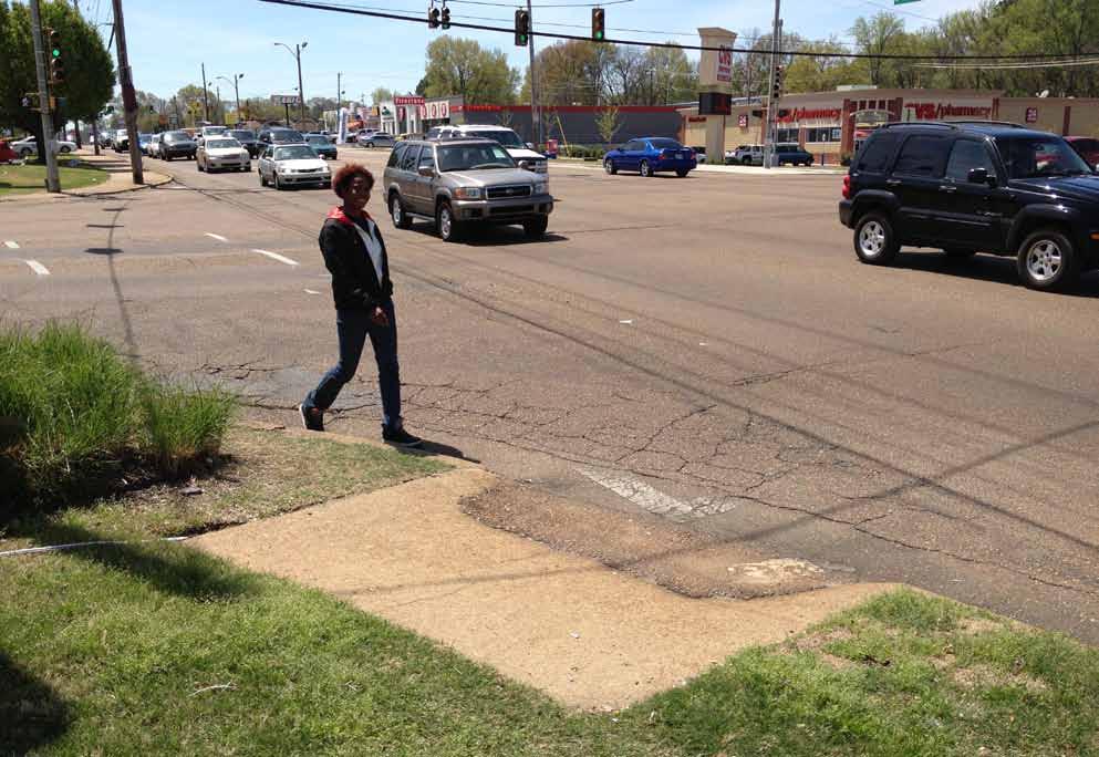 filling sidewalk gaps like these will be key to improving walkability.