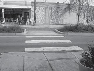 While sound beaconing is an alternative that may assist a blind pedestrian in aligning at a difficult crossing, the use of beaconing at all intersections is not necessary.