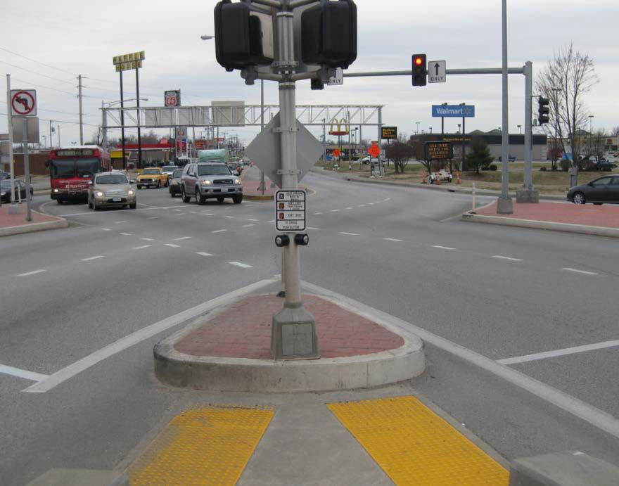 Pedestrian Push-Buttons and APS Undesirable use of single pole with two pedestrian