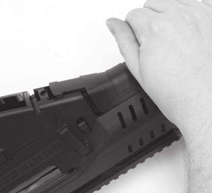 The grip of the ARX100 contains a storage