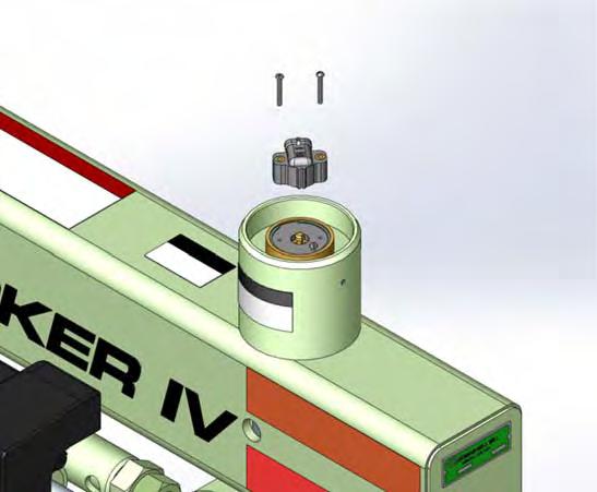 4 Re-install Rotary position sensor as shown.