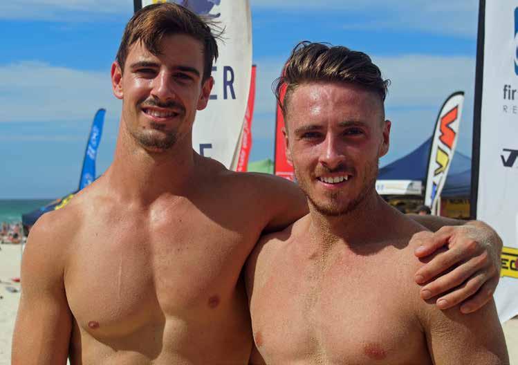 NEWPORT BEACH TWINS TIPPED TO TAKE GOLD If there s anything such as good things then Newport beach specialists Blake Drysdale and Jake Lynch should take out the flags and sprint respectively at the