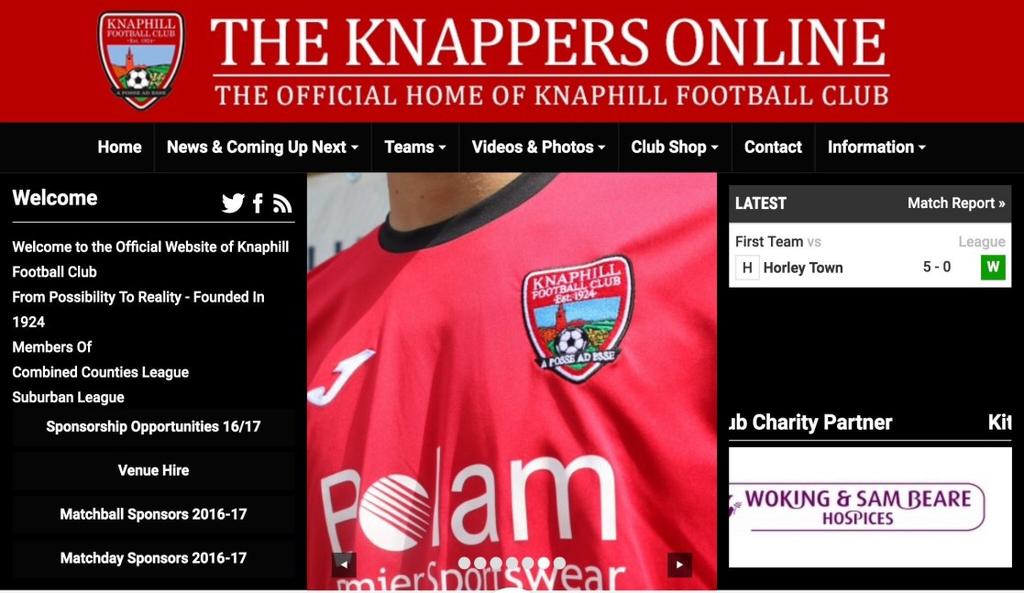 THEKNAPPERS Website Advertising Our popular website receives around