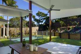 indoor/outdoor living spaces, this modern home offers an enviable alfresco experience for those who