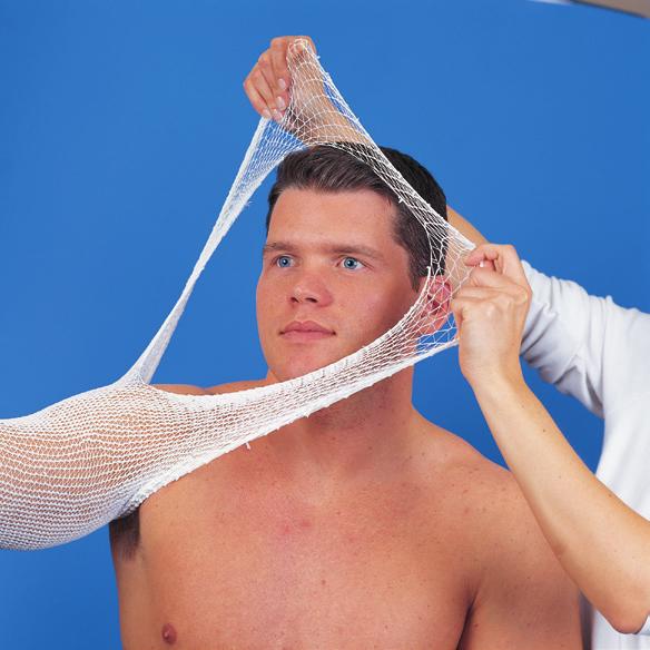 SHOULDER Use size 5½ or 6. Cut a 24 piece of Stretch Net.