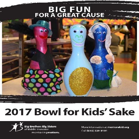 2017 BOWL FOR KIDS SAKE SPONSOR DONATION FORM (Please print legibly) CONTACT: COMPANY: ADDRESS: CITY, STATE, ZIP: PHONE: ( ) FAX: ( ) EMAIL: SPONSORSHIP LEVELS (Check one) Presenting $ 10,000 Strike