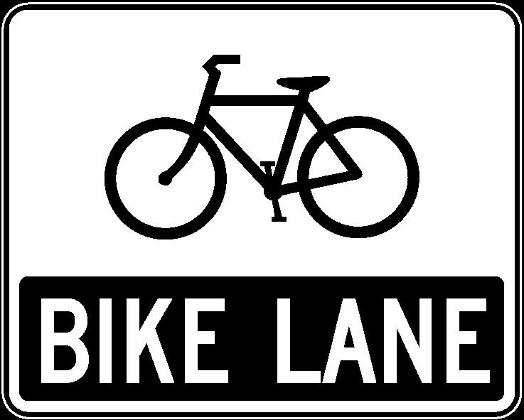 downstream end of the bicycle lane, and at periodic intervals along the bicycle lane as determined by engineering judgment