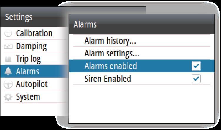 This removes the alarm notification, and silences the alarm from all units that belong to the same alarm group.