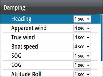 Use COG as heading If heading data is not available from a compass sensor, it is possible to use COG from a GPS. COG will be used in the true wind calculations.