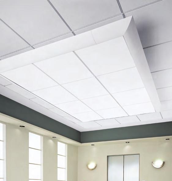Classic AXIOM also provides easy solutions for design challenges like ceiling height transitions, soffits, and light coves as well as air supply and return functions.