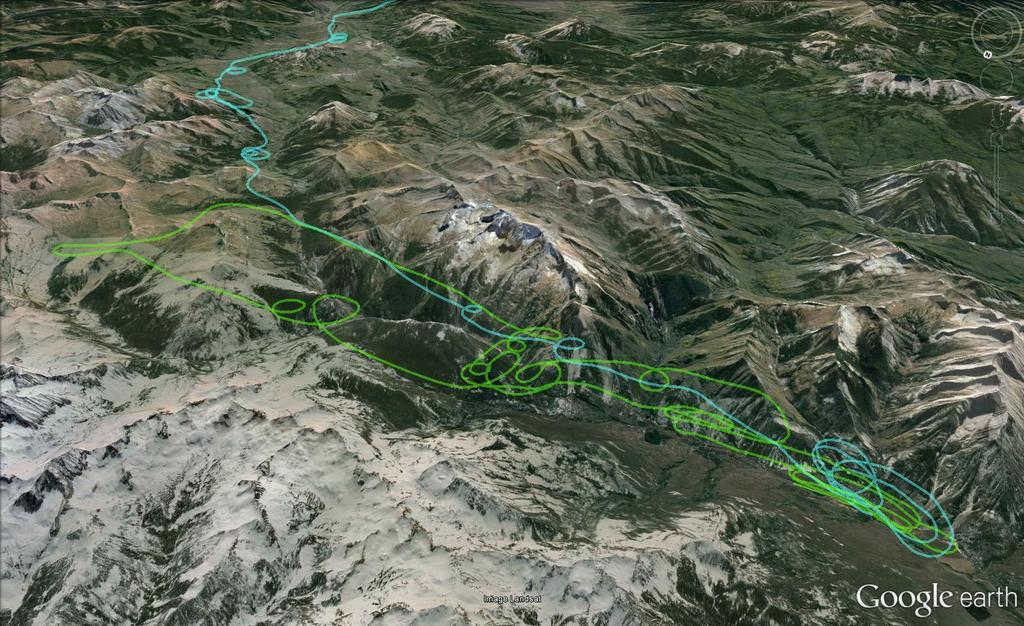 Here is my GPS track from the day s flight.