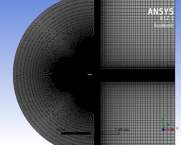 Next, we applied edge sizing [2] controls to all of the edges of the mesh.