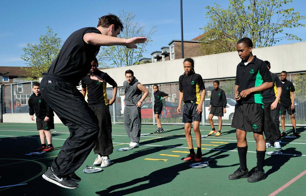 GUIDANCE & ADAPTATIONS Cardio Tennis Teacher Resource The activities and drills within this resource have been designed to be delivered in a school, be that outside on a tennis court / playground or