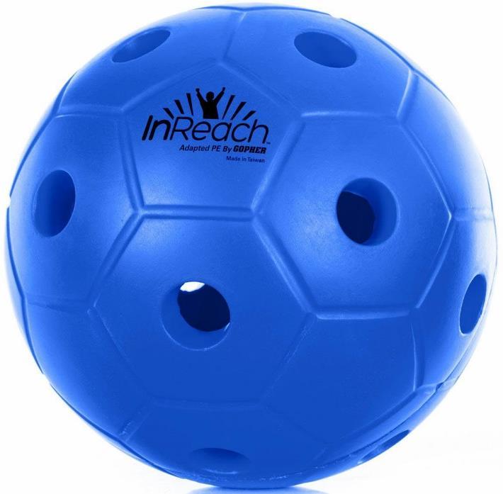 InReach Bell Ball Multiple bells inside and holes in foam allow for auditory tracking 8 diameter allows for use in many different sports