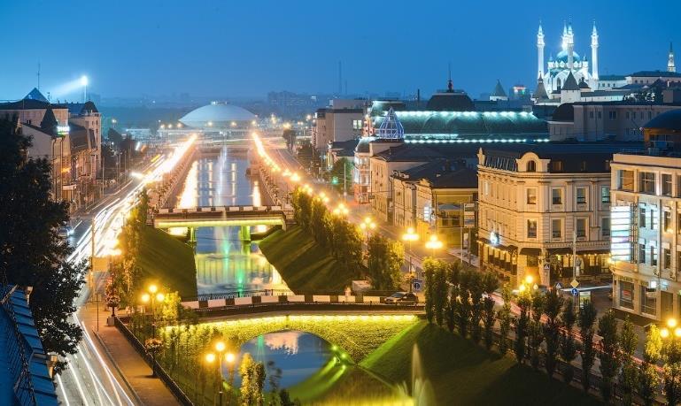 CITY OF KAZAN Kazan is one of Russia's oldest cities, located on the Volga