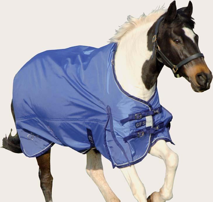 Horse Clothing Snug Lite 840 denier 110gm www.gfsriding.co.uk 59 Snug Lite Turnout A light weight turnout rug with 110gram fill.