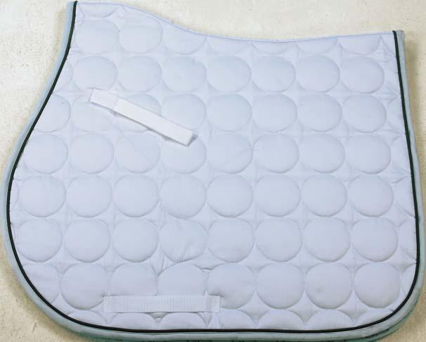 uk 100% cotton shell and lining Quilted Saddle Pads