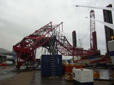 Offshore Windpark Q7 60 WTG s erected