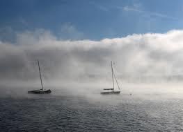 in restricted visibility In or near an area of restricted visibility Rule 19 (a) Rule 19 applies to vessels: IN an area of restricted visibility