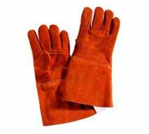 Materials: Top quality heat-resistant leather hide, thickness: 1.2 mm to 1.4 mm. Lined hand : cotton fleece. Cuff lined : cotton 300 g/m². Kevlar sewn.