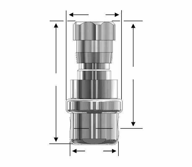 JR SERIES DIMENSIONS D JR Series, Inches B C VALVE SIZE DIMENSIONS, INCHES WEIGHT, LBS A B C D 1/4" 2. 5.3 4. 2.31 3.4 3/8" 2. 5.3 4. 2.31 3.4 1/2" 2.75 5.3 4. 2.31 4.