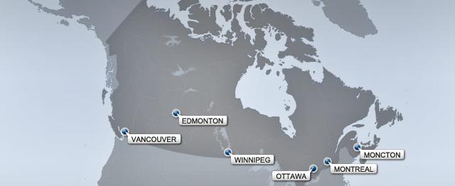 Location of the 2015 tournament venues Edmonton (EDT -2) Commonwealth Stadium Moncton (EDT +1) Moncton Stadium Montreal (EDT) Olympic Stadium Ottawa (EDT) Lansdowne Stadium Vancouver