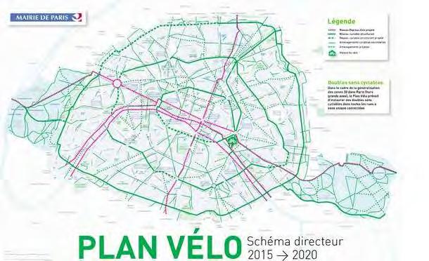 Partie 2 Mobility Policy Active transportation modes Paris bicycle policy Content of the Plan (1): bike facilities Double the total length of bicycle lanes (from 700km to 1.