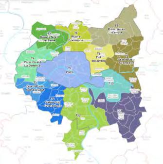 Part 1 - Background Paris and its agglomeration, institutionnal framework 4 levels of authority for transport : State, Region, Département, Cities.