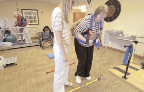 How do those Gait Trainer improvements translate into overground walking? Dr. Klein: One of the biggest changes I have seen is this stroke patient s improved gait pattern.
