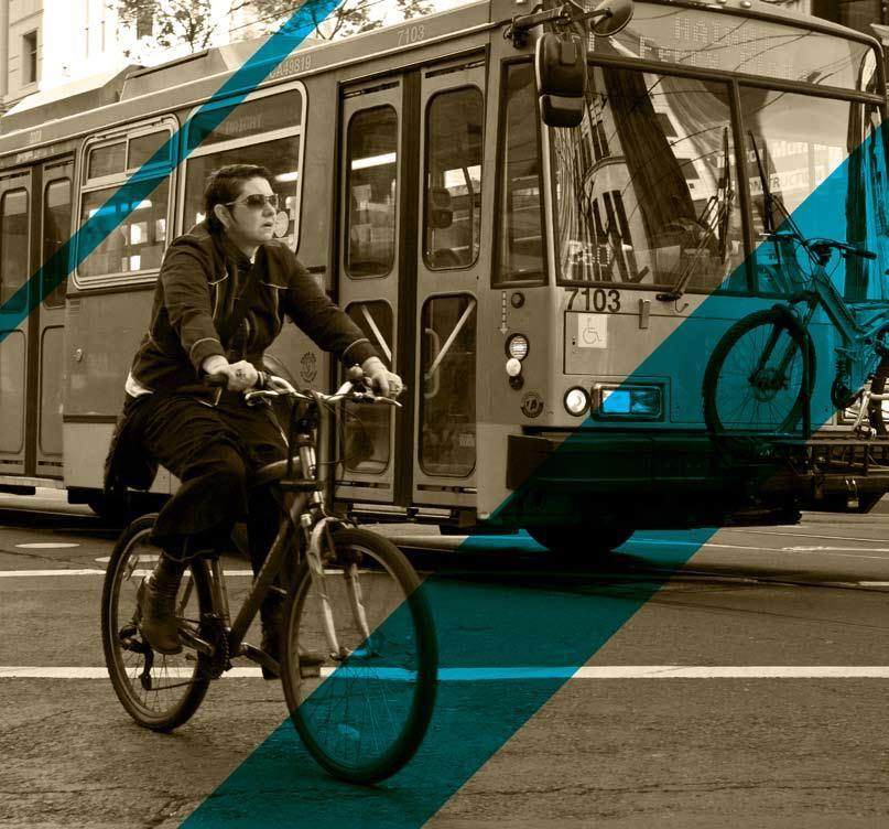 TRANSIT CONNECTIONS A bicycle ride can reach all the way across the Bay Area, or beyond, when it incorporates transit systems to multiply the mileage.