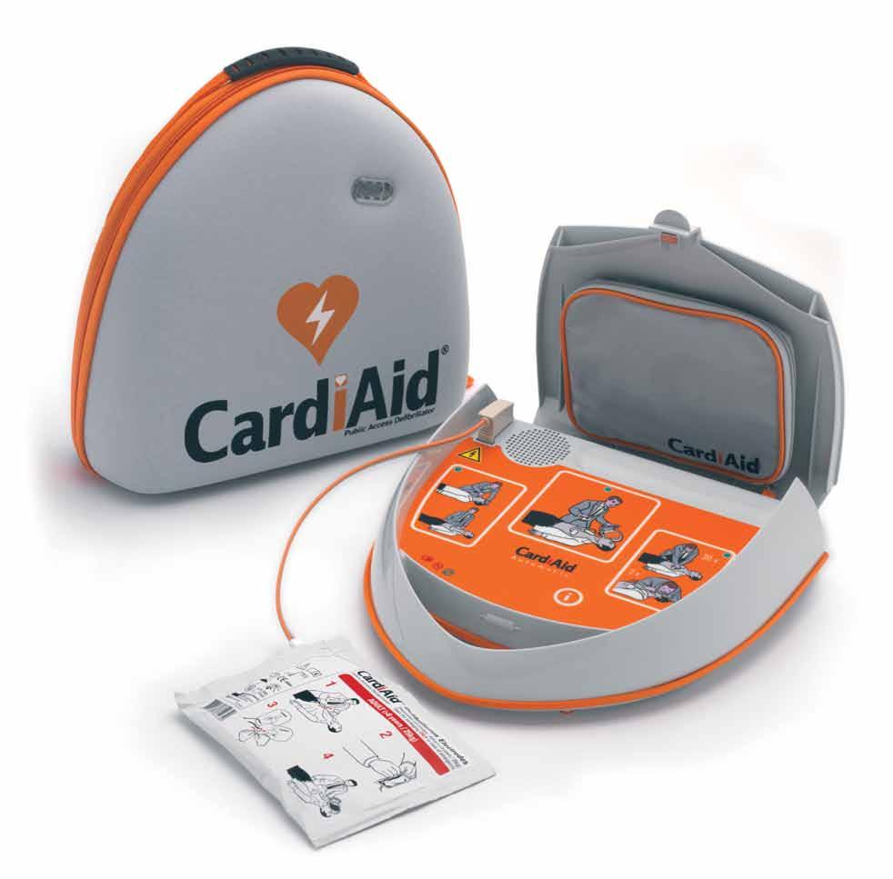 CardiAid is designed to make life-saving defibrillation CardiAid Automated External Defibrillator (AED) is specially designed for public-access use, to provide life-saving defibrillation within the