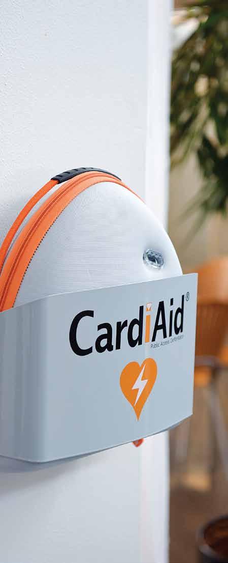 Lives saved with CardiAid Thanks to immediate defibrillation of CardiAid and effective CPR, more sudden cardiac arrest victims are saved each day; young or old, men or women, in many places such as