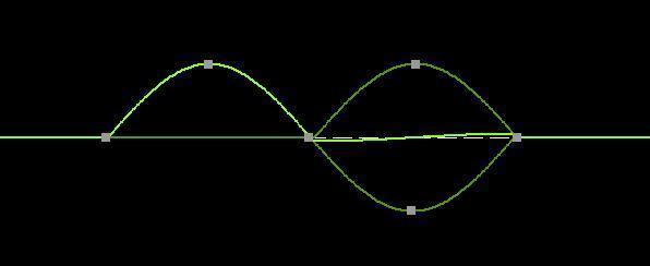 Images made using Crocodile Physics In the picture above the half pulse is now overlapping the trough of the full pulse.