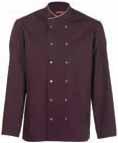 XL (60) - XXL (64) - XXXL (68)* French size Waiter s jacket (See also table on page 50) XS (40) - S (44) - M