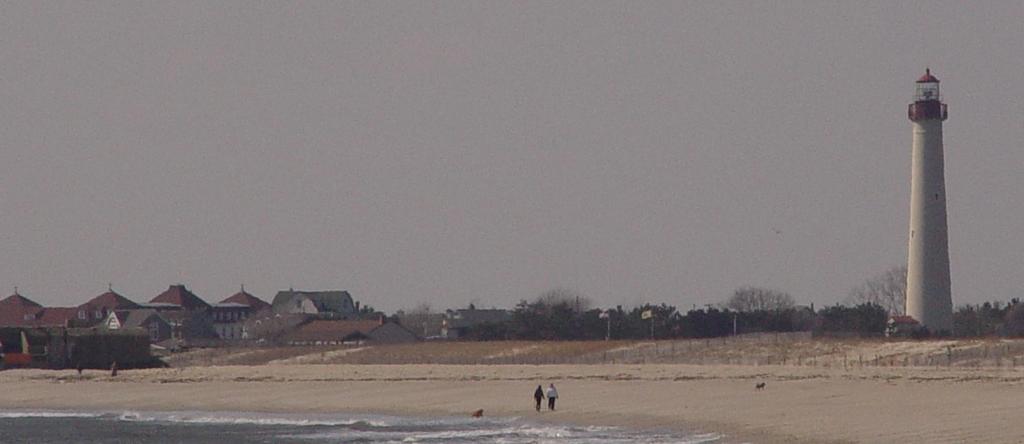 Ocean City, Avalon/Stone Harbor, Cape May City and Cape May Point received Federal shore