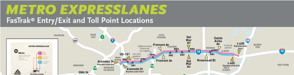 Figure 1. Existing SCAG Region Express Lanes SOURCE: LOS ANGELES METROPOLITAN PLANNING AGENCY.