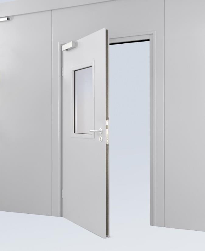 (Ei 2 90) 1050mm x 2000 mm The wicket door is also availlable in the pearlgrain surface Picture