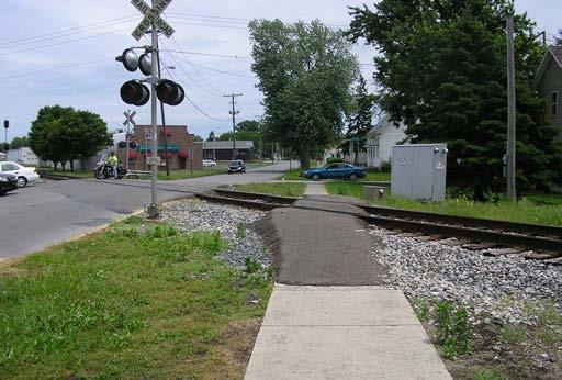 Railroad Crossing: Walnut Street has two east/west railroad crossings within the Washington Intermediate School District.