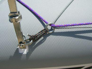 6 Bridal Wire Assembly: The bridal wires should attach to the center of the bridal assembly as shown.