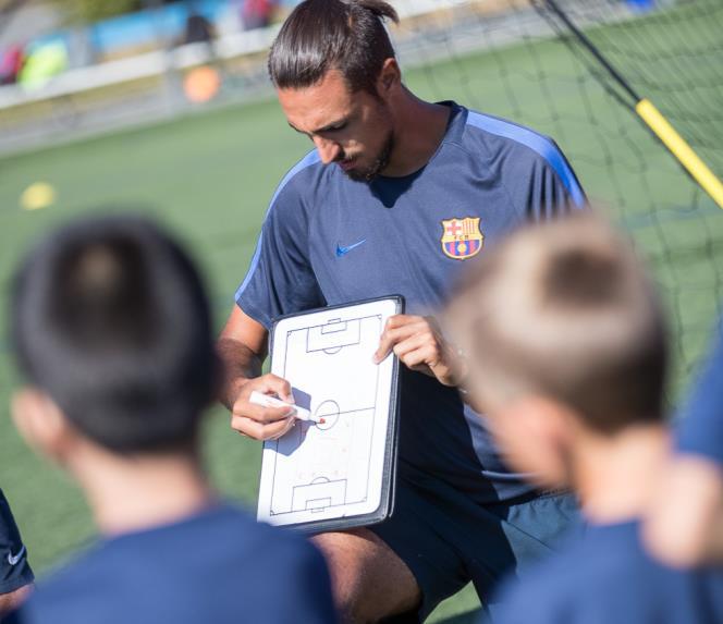 All of our camps are based on the Barça methodology which includes a creative