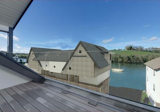 The new development consists of 2 x 4 bedroom Town Houses and 1 x 3 bedroom Town House, all of which will have large glazed roof terraces that provide impressive views of the estuary,