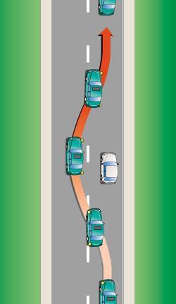 Passing Never overtake and pass another vehicle unless you are sure you can do so without danger
