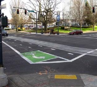 Best for streets with bike lanes and on street parking.