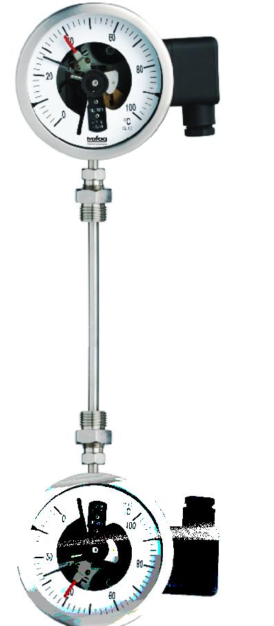TMT703 INDUSTRIAL THERMOMETER The label Trafag Industrial Components extends the Trafag brand name to instruments manufactured by qualified partner companies.