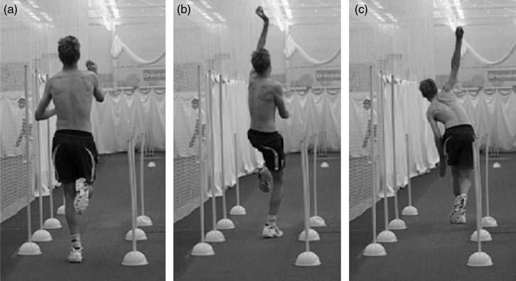 side-flexion during the front foot contact phase of the delivery stride. Figure 4.