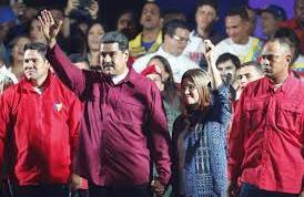 Venezuela's President Maduro wins re-election Venezuela's President Nicolas Maduro was reelected for a second six-year term in presidential elections on Sunday, according to the National Electoral