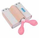 30-14-700 Crico-Trainer Pig for fixation of a real animal trachea complete with 10 skins REF 30-14-500 Crico-Trainer Pediatric complete with 10 skins