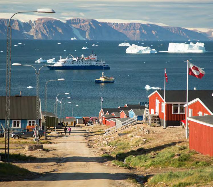 KULLORSUAQ Hunting and fishing remain the way of life in this small, traditional town. This part of the Upernavik Archipelago has fewer economic alternatives than farther south.